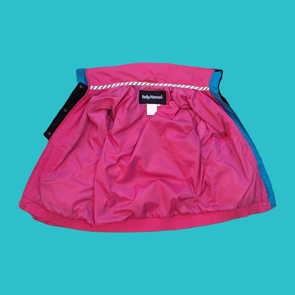 Helly Hansen LIFA Vintage Hot Pink Light Weight Shell Jacket Size M Preowned - Picture 6 of 10